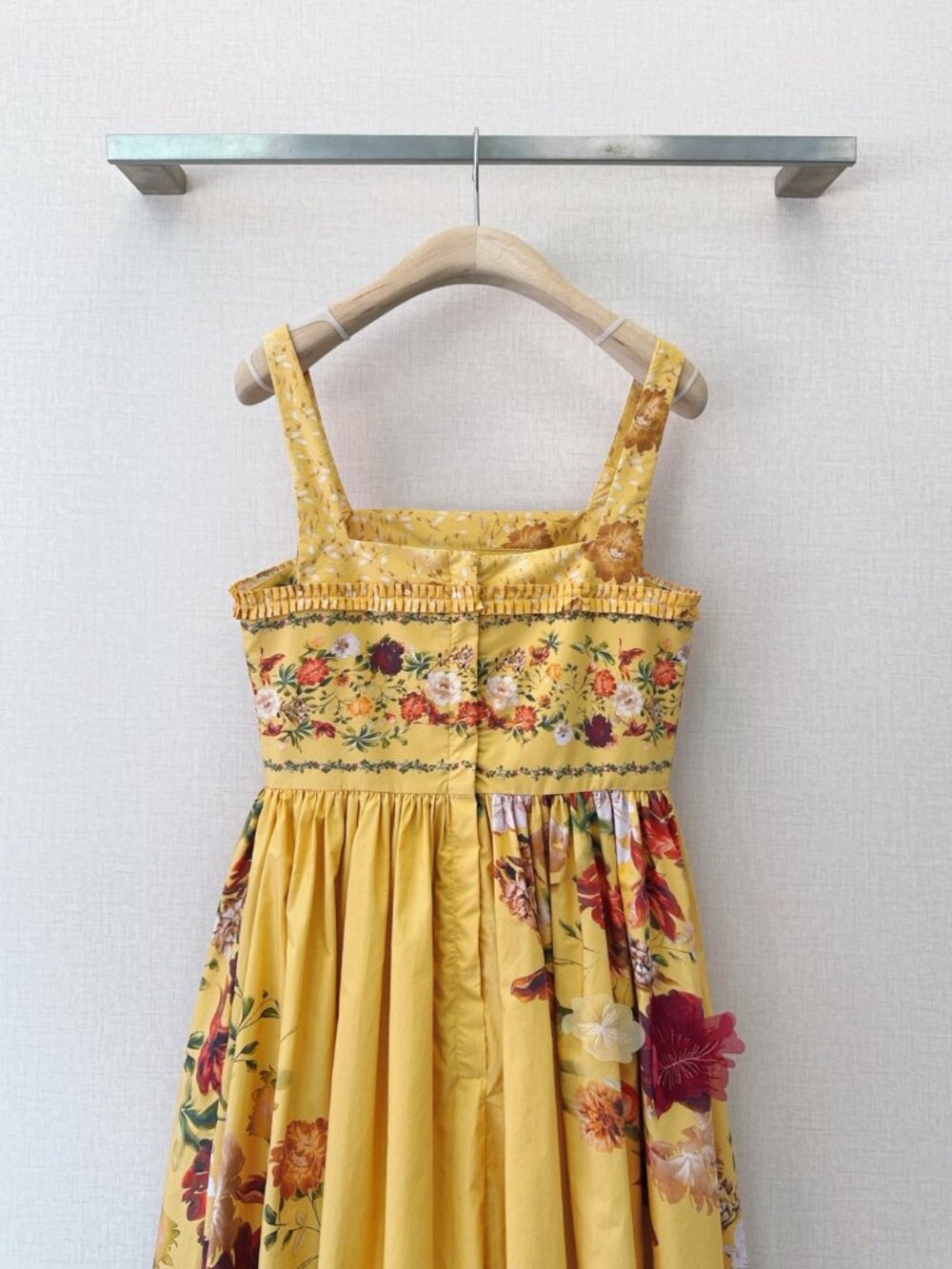 Agua by Agua Bendita Bright Yellow Floral Sundress - Picture 6 of 7